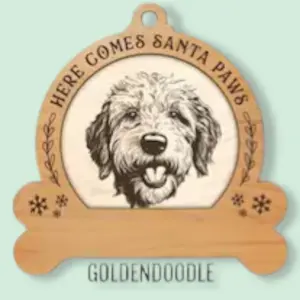Goldendoodle Personalized Funny Ornament