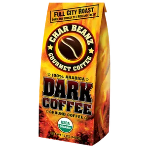 CharBeanz Dark Roast Coffee - 100% Arabica, Whole Bean, USDA Organic, Dark Color, Low Acidity
