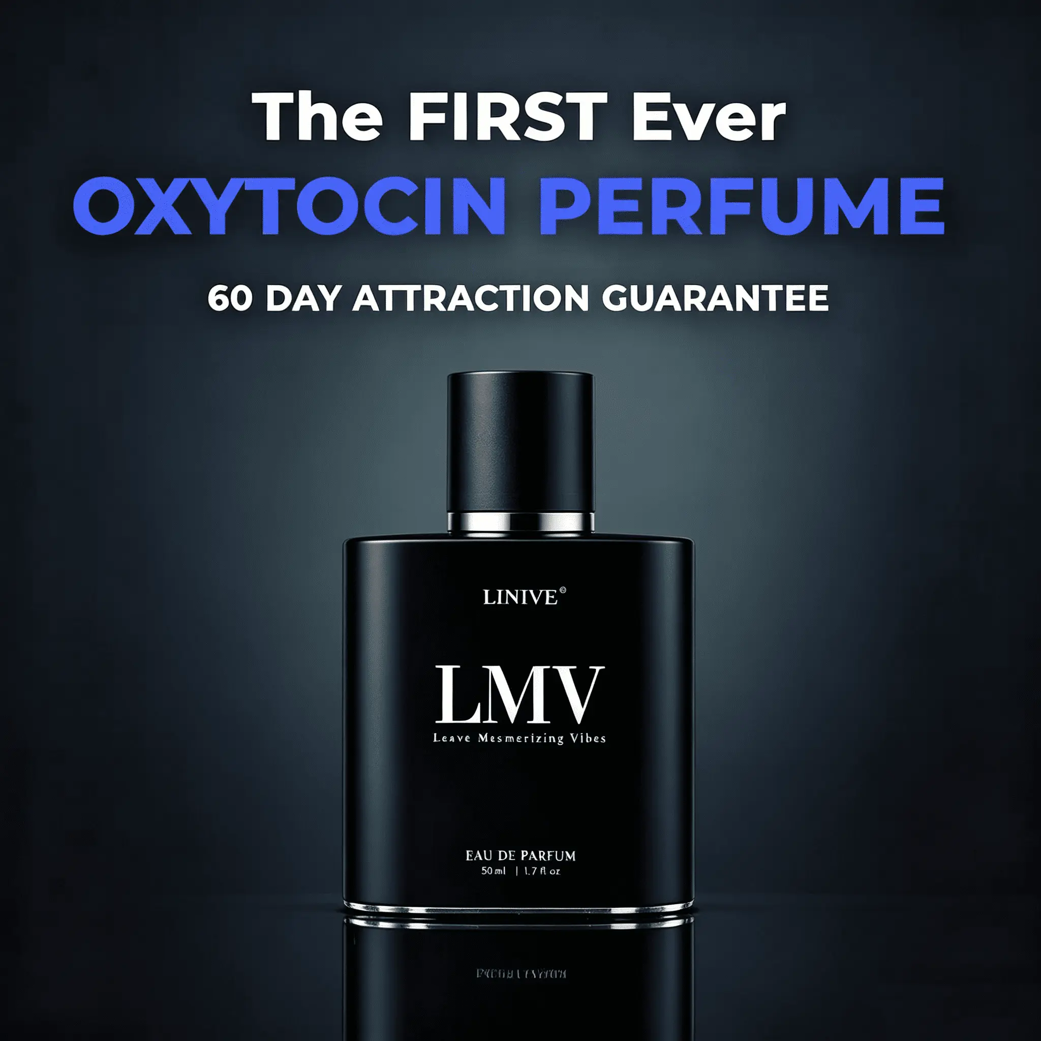 LINIVE LMV Cologne For Men, Leave Mesmerizing Vibes, Long-Lasting Oriental Woody Cologne，Premium Gifts for Men，Marine Woody Fragrance，The Perfect Gift for a Boyfriend’s Birthday or Father’s Day，Intense 。