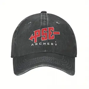 PSE Archery Denim Baseball Cap - Adjustable Tactical Hat for Men & Women, Lightweight & Breathable for Outdoor Sports, Golf, Fishing, and Travel