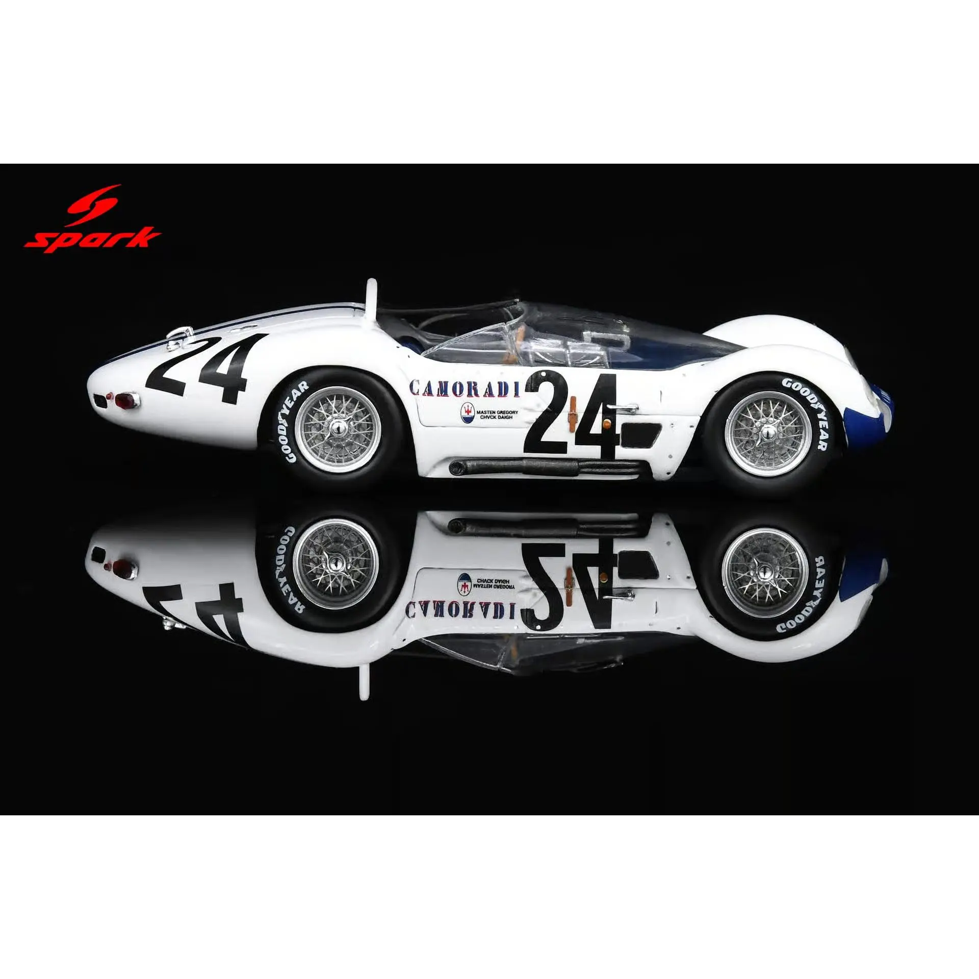 Maserati Tipo 61 No.24 24H Le Mans 1960 M. Gregory - C. Daigh 1:43