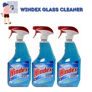Windex Glass Cleaner Spray Bottle with Ammonia-D, 32 oz (Pack of 3) – Streak-Free Shine for Windows, Mirrors & Glass Surfaces, Powerful Household Cleaning Spray
