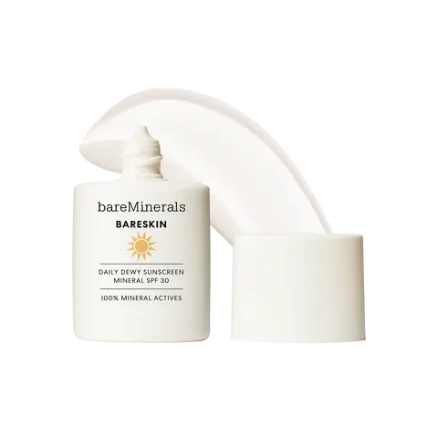 bareMinerals Bareskin Daily Dewy Sunscreen Mineral SPF 30 - Hydrates, Protects, Radiant Skin for Everyday Wear