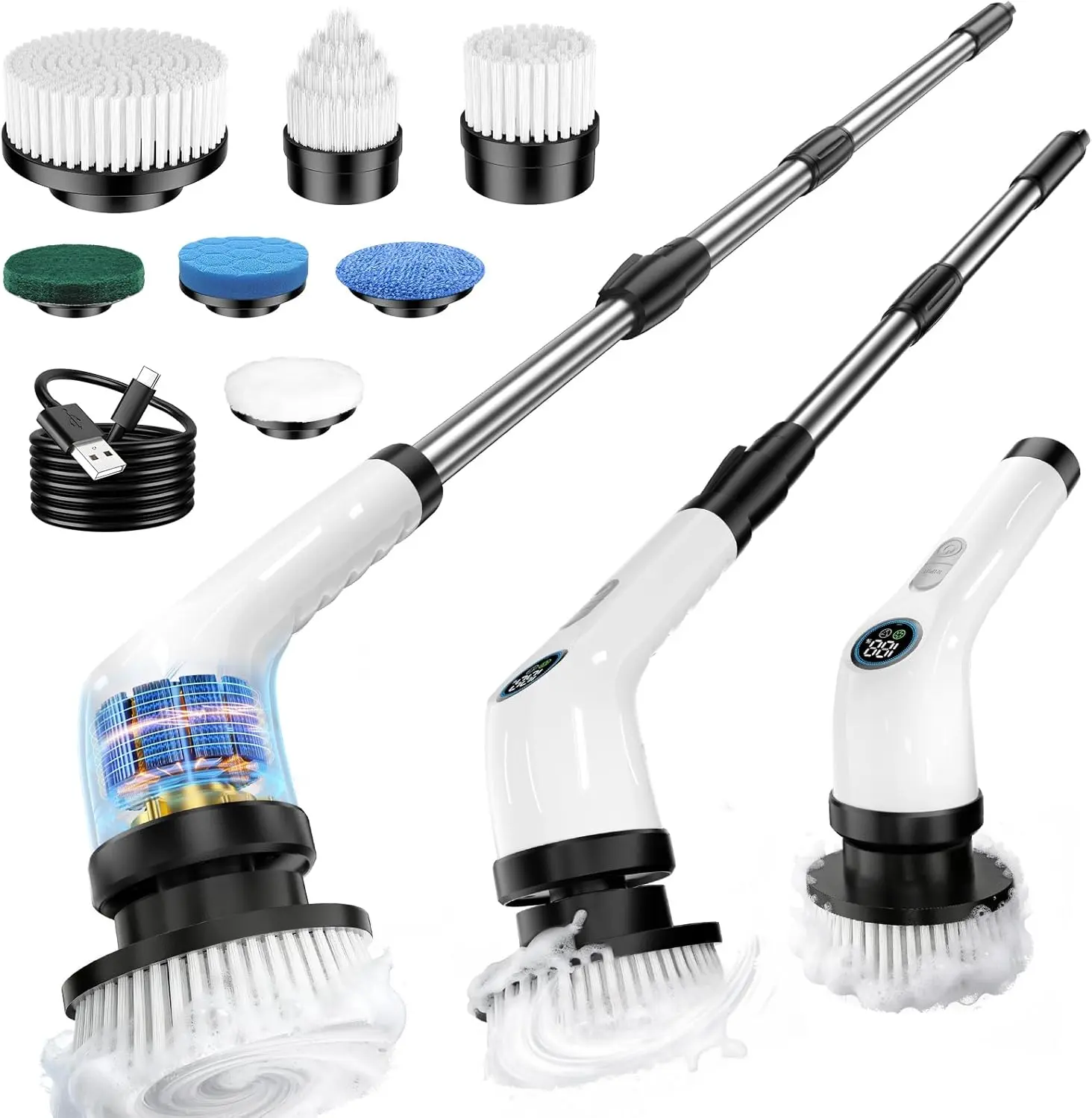 electric spin scrubber