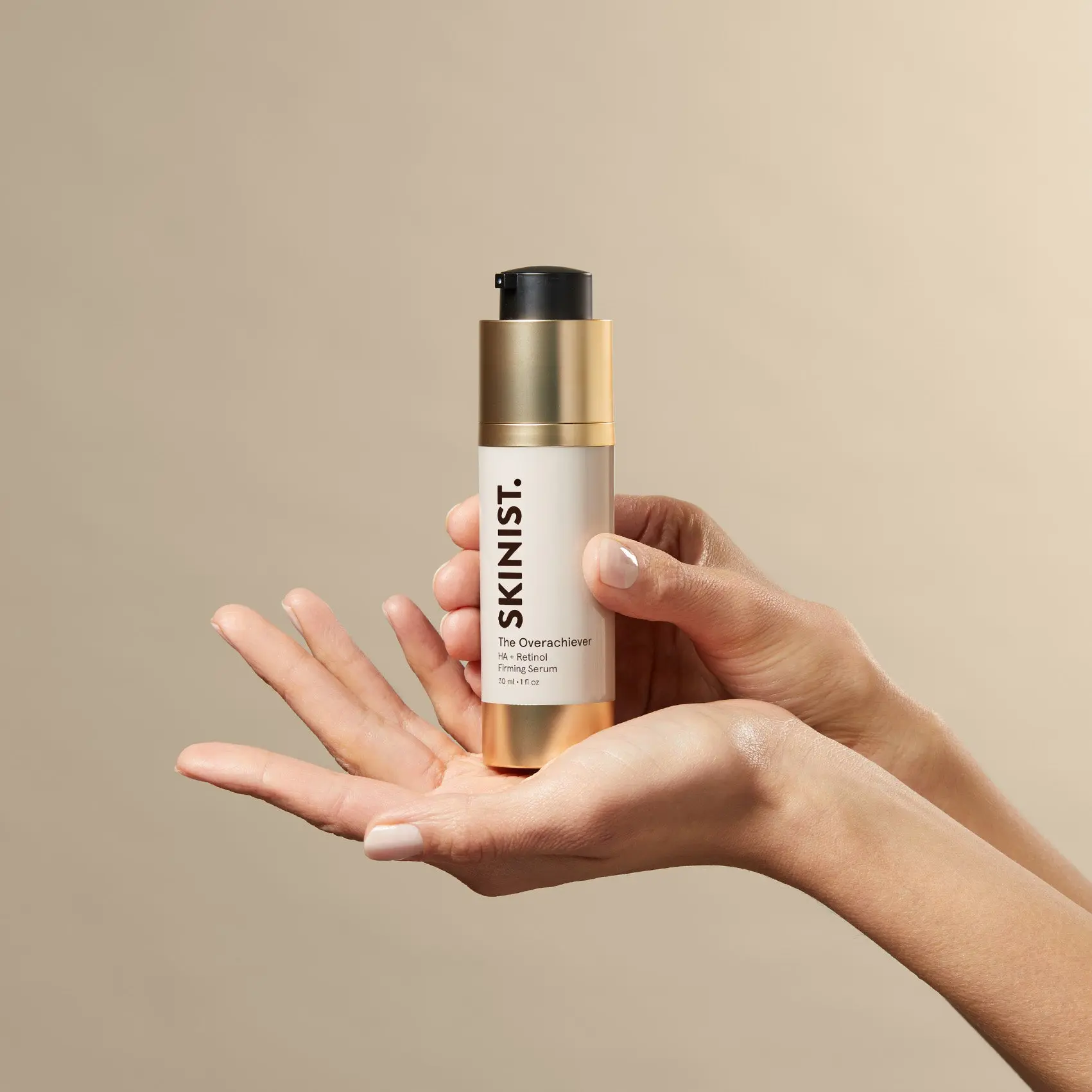 SKINIST The Overachiever Hyaluronic Acid & Retinol Firming Serum for Fine Lines Wrinkles & Hydration 30ml Cream Evening Aloe Flower