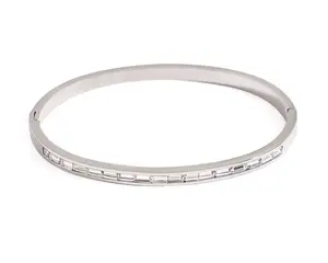 Silver Luna Bangle