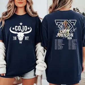 Cody Johnson Live 2026 T Shirt, Country Music Concert Tee, Vintage Graphic Shirt, Fan Gift, Unisex Casual Streetwear Top