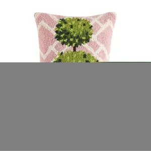 Peking Handicraft 30TG404C18OB 12 x 18 in. Ball Topiary Polyester Filled Hook Pillow