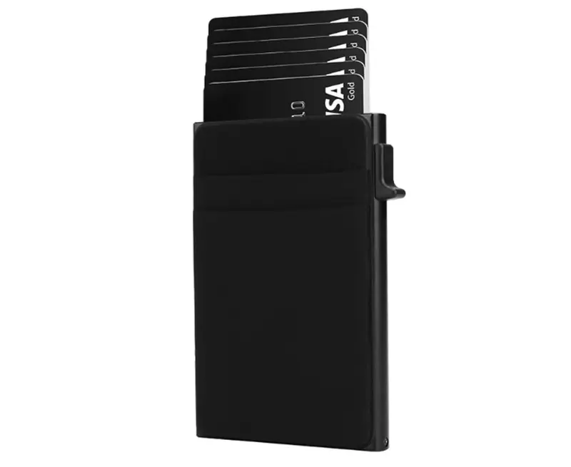 Men's Minimalist Casual Plain Slim Cardholder, Business - style Card Wallet for Men, Portable Solid Multi - card Carrier for Office & Everyday Use Compact Storage Organizer