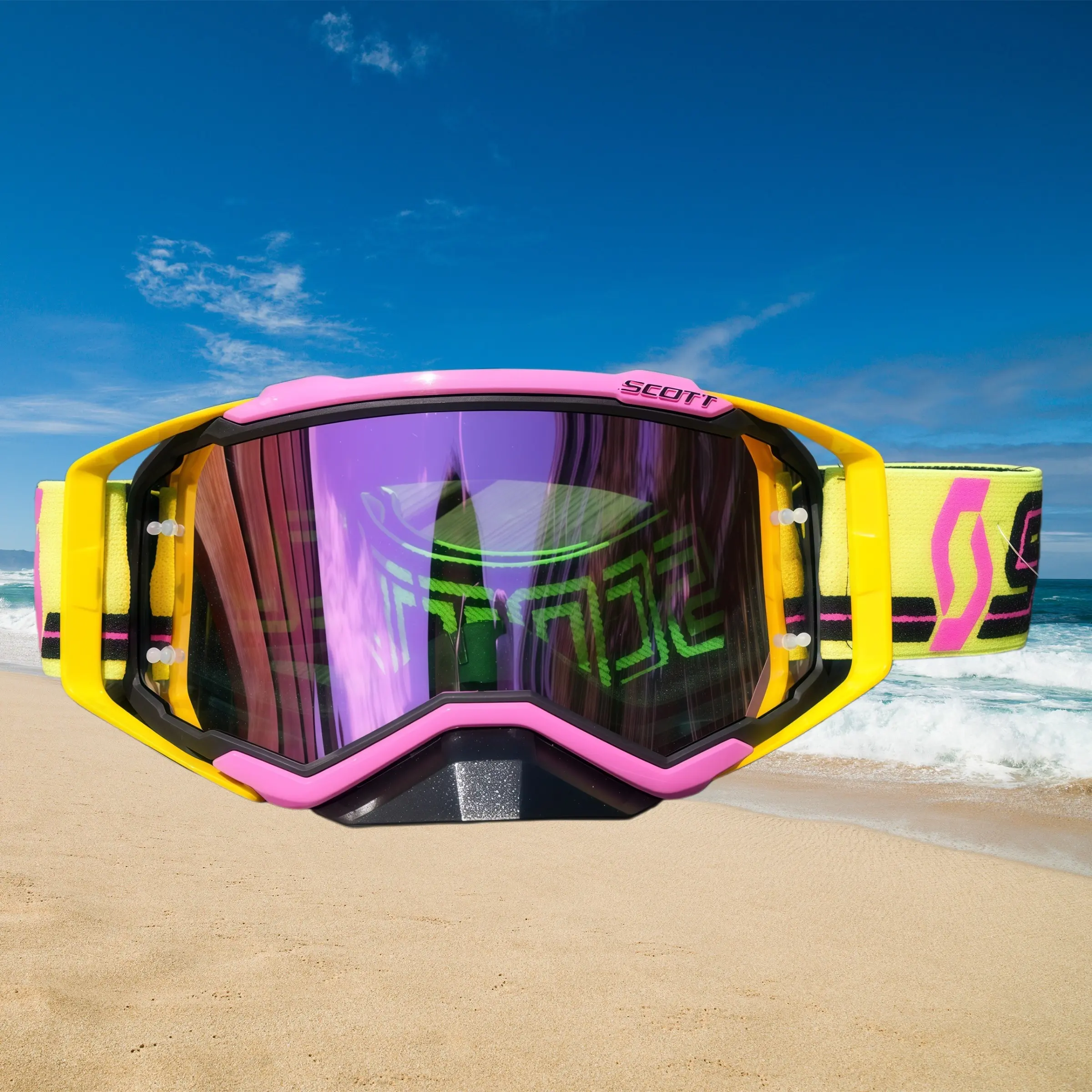 Scott Off-Road Motorcycle Goggles, Windproof Riding Glasses, Skiing Mirror, Protective Eyewear for Outdoor Activities, Motocross Goggles, Motorcycle Gear
