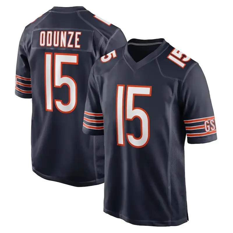 Chicago Odunze Football Player Game Jerseys, Sports Stitched T-shirts Top for Men Women Youth Boys Girls