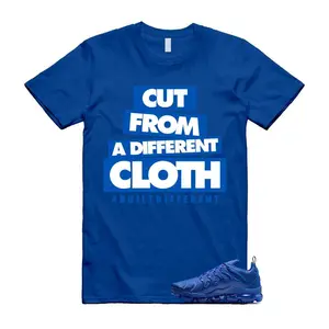 VaporMax Game Royal Blue White Air T Shirt Match CLOTH
