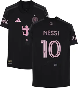 Lionel Messi Inter Miami CF Autographed Adidas 2026 Black Away Authentic Jersey - Fanatics Authentic Certified