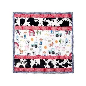 Wee Ones Deja Moo Quilt Kitwith Cuddle by Shannon INCLUDES BACKING