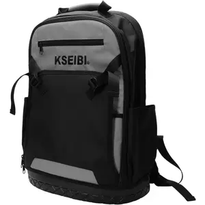 Tool Organizer Backpack, Tool Bag Backpack with Padded Shoulder, Back, and Waist Straps