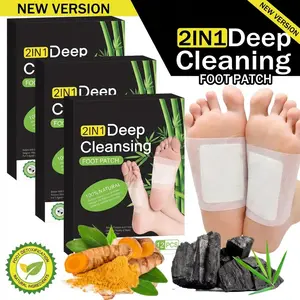 48pcs Foot Detox Patches for Stress Relief, Toxin Removal Better Sleep Natural Deep Cleansing Pads Healthy Healthcare Solution
