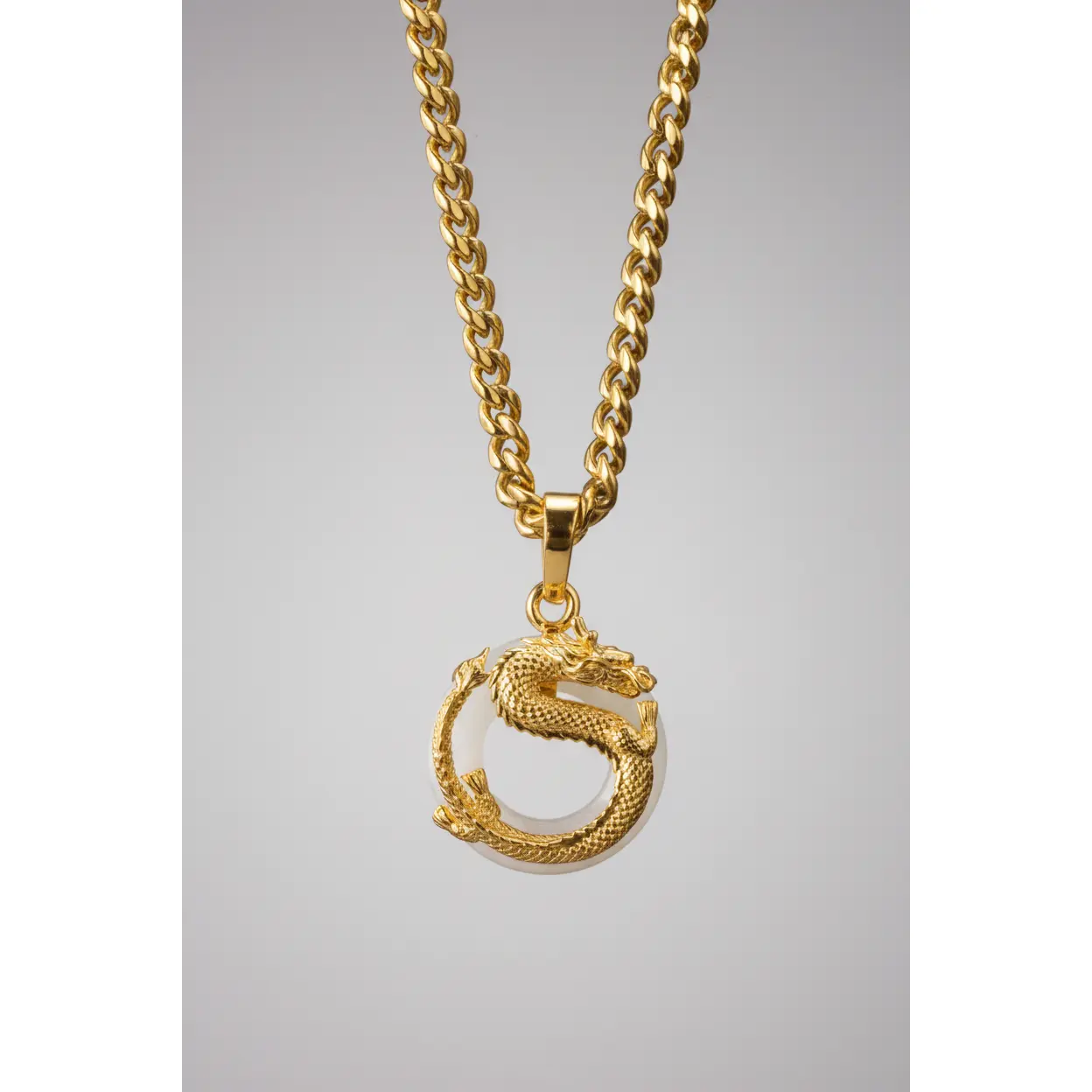 Jade Dragon Pendant