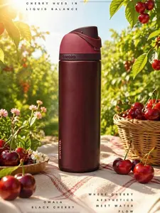 Owala Black Cherry 32oz Freesip Insulated Stainless Steel Water Bottle