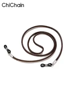 Leather Eyeglass Chain, Anti-Loss Eye Protection Strap, Durable Neck Lanyard, Secure Glasses Holder, Essential Accessory for Daily Use
