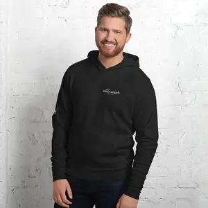 The Grind Hoodie — Men's Premium Streetwear Pullover Hoodie, Heavyweight Fleece, Minimalist Logo, Black