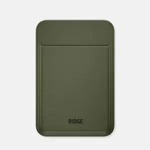 Ridge MagSafe Cardholder | Slim iPhone Card Holder | Magnetic Snap Attachment | Holds Up to 3 Cards | Quick Access Phone Wallet | TPU & Carbon Fiber Options