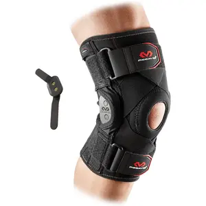 Mcdavid Hinged Knee Brace for Men and Women, Knee Brace with Side Stabilizers, Knee Compression Sleeves and Stability Straps for ACL, LCL, Arthritis, Tendonitis, MCL, Patella, Left and Right McDavid