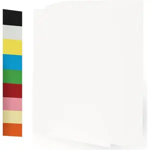50Sheets 65lb / 180GSM white Cardstock Paper -  Heavy-Weight Paper for Crafts, DIY Projects, Scrapbooking,  Cards, Printing, and  -  Colors, Printer-Friendly