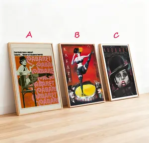 Cabaret Movie Poster: Vintage Minimalist Wall Art