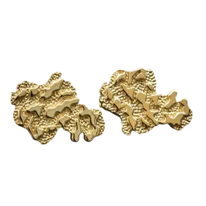 2 Pieces of Men's Luxury Stud Earrings All-Artificial Hip Hop Earrings, Perfect for Anniversary and Birthday Gifts for Party Parties