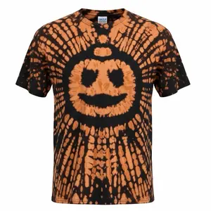 Handmade 100% Cotton Reverse Reverse Dye T-shirt - Soft and Versatile Design, Ideal for Casual Wear