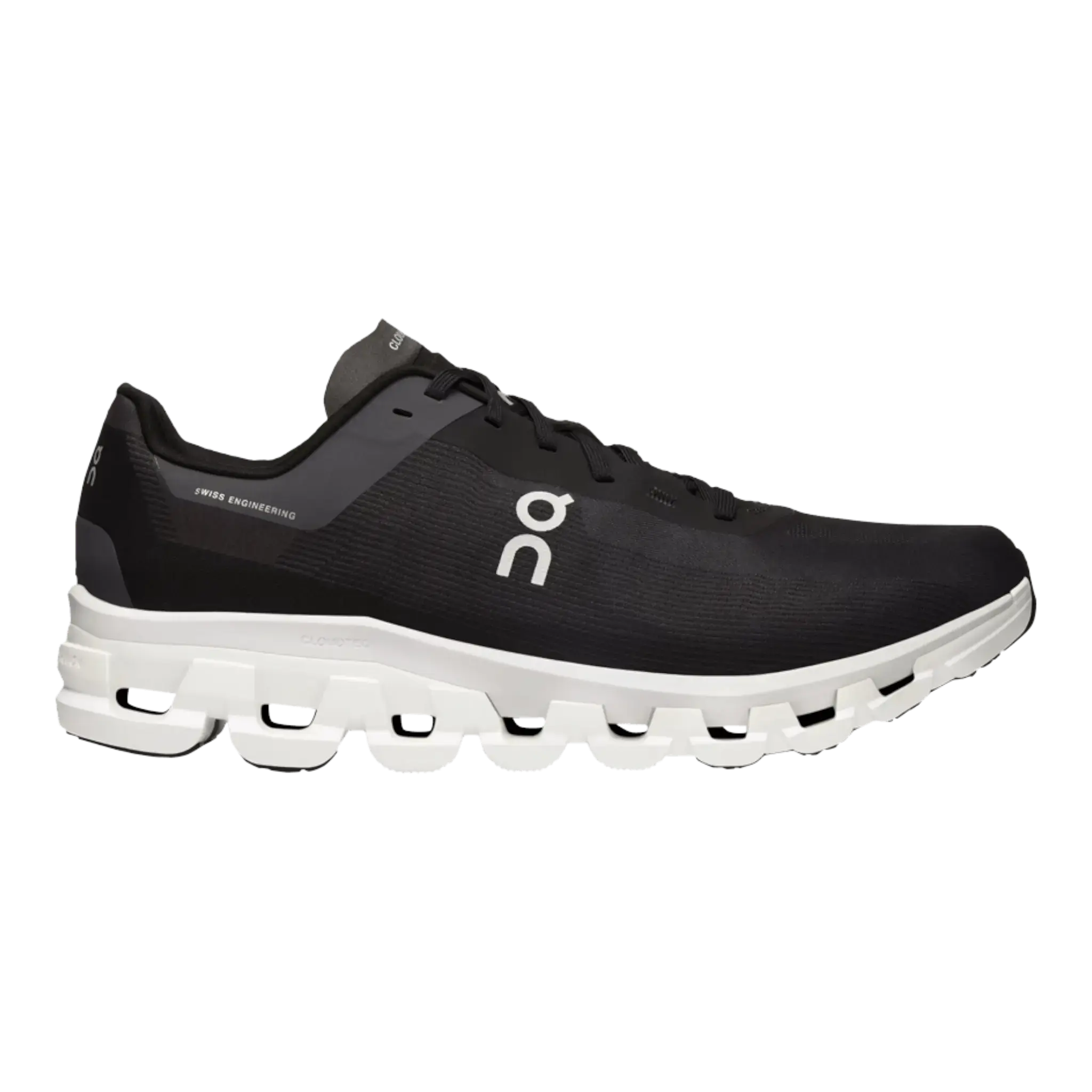 ON Cloudflow 4 Sneaker in Black White | Men's ON Cloudflow 4 Sneaker in Black White | Men's