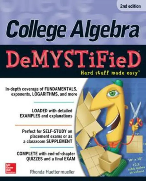 USED Book - College Algebra Demystified by Huettenmueller, Rhonda (Paperback) - english