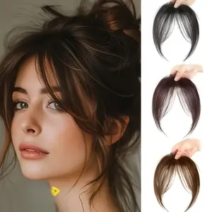 3-Piece Straight Clip-In Wigs - Heat-Resistant Synthetic Fiber Extensions with Adjustable Snap-On Mesh Caps for Natural Straight Hair Styles, Suitable for Parties, Photoshoots, and Daily Use - Salon-Quality Headpieces for Seamless Blending and Secure Fit