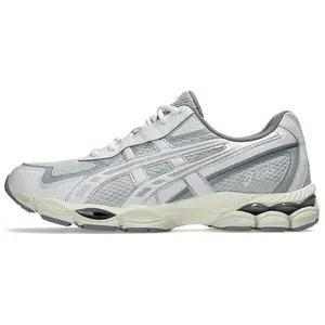 Asics GEL-NYC 2055 Low-Top Casual Running Shoes for Men and Women in Gray and White, Featuring Comfort, Versatility, and Durability Trending Shoes, House White Official Shoes to Get / Maison Mihara