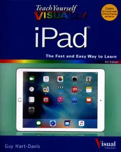 USED Book - Teach Yourself VISUALLY iPad: Covers iOS 9 and all models of iPad Air, iPad mini, and iPad Pro by Guy Hart-Davis (Paperback) - english