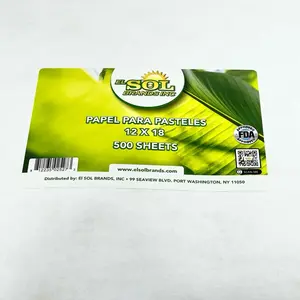 Parchment Paper. Paper Para Pasteles y Tamales 18”x12”