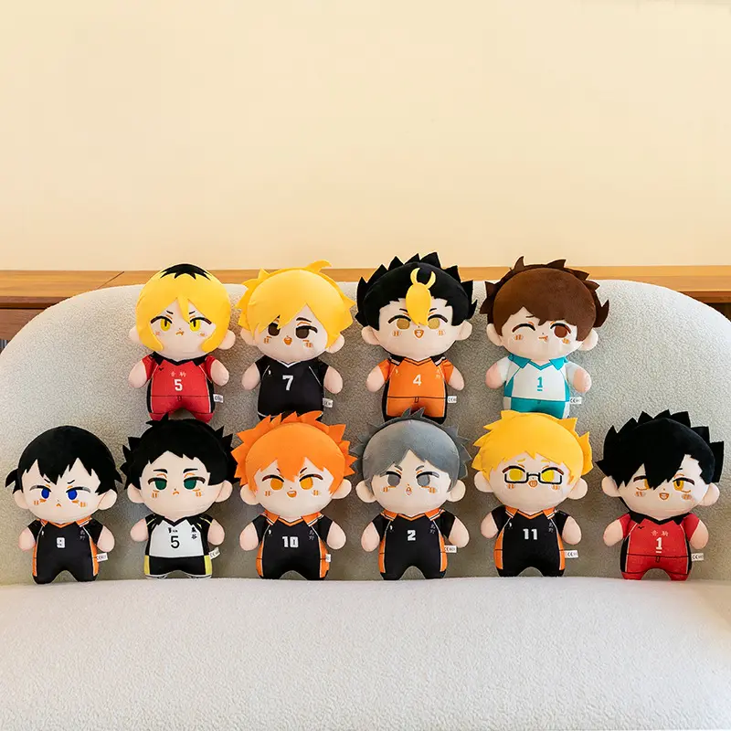 New Haikyuu Plush Toy Cute Volleyball Boy Anime Stuffed Doll Soft Plushies Home Bed Decor Birthday Gift