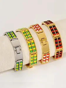 Stainless Steel Babalawo Orula Bracelet, Meaningful Beaded Jewelry Gift for Men and Women, Unisex Fashion Accessory, Fashion Bracelets