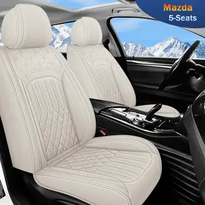 Car Seat Covers for Mazda CX-3/5/7 CX-30/50/70 Mazda 2/3/6 , Breathable Anti-Slip, All-Season Comfort