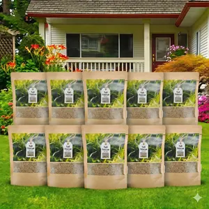 30,000 Pcs / 10 Bags Grass Seed and Shade Grass, Grows quickly and withstands all seasons, perfect for high-quality turf and golf courses, High Germination Grass Seeds Grown in USA