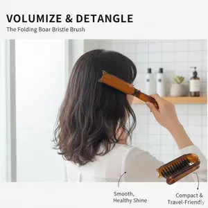 Foldable Magic Comb, Home Use Upgrade Scalp Cleaner, Portable Hair Brush, Volumizing High Crown Comb, Hair Volume Tool