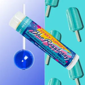 Blue Razzberry Lip Balm: Throwback 90's Blue Razzberry Lip Balm: Throwback 90's