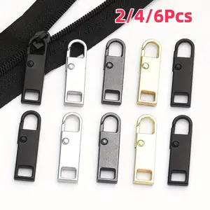 Durable Metal Zipper Replacement Parts, Universal Fit Fixing Accessories for Bags Luggage Clothes, Easy Install Repair Kit