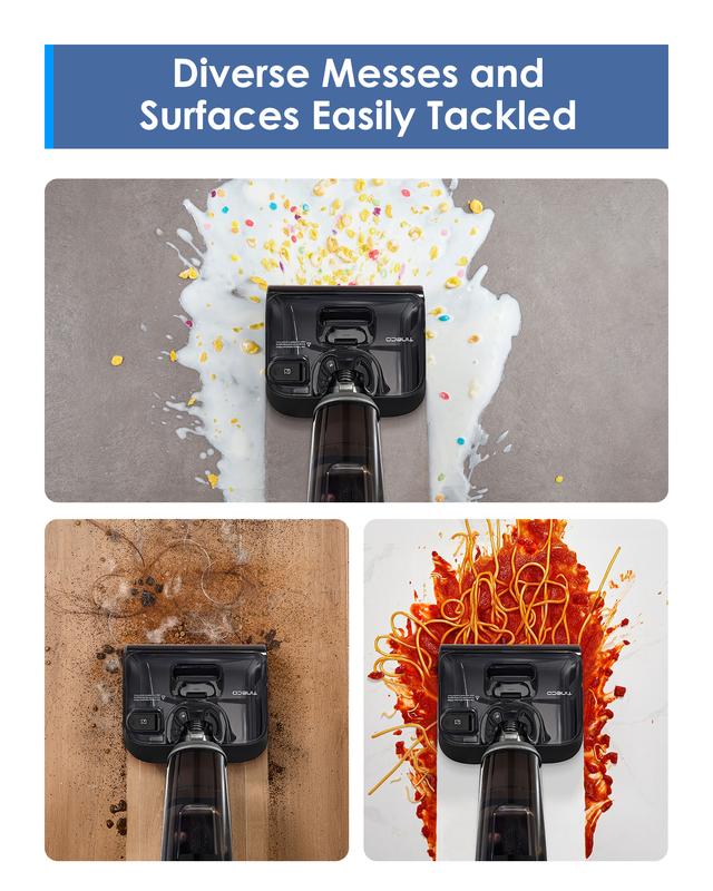 Tineco FLOOR ONE i6 Stretch Wet Dry Vacuum Cleaner,Vacuum & Mop in One Step,20kPa Powerful Suction,180° Lay-flat Design,Anti-Tangle Design,Full-path Self-cleaning&5min Drying with 85℃(185℉) Air,Up to 40* minutes Runtime,Upgraded Pouch Cell
