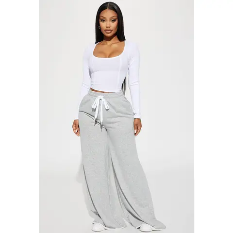 My Turn Again Lounge Pant - Heather Grey