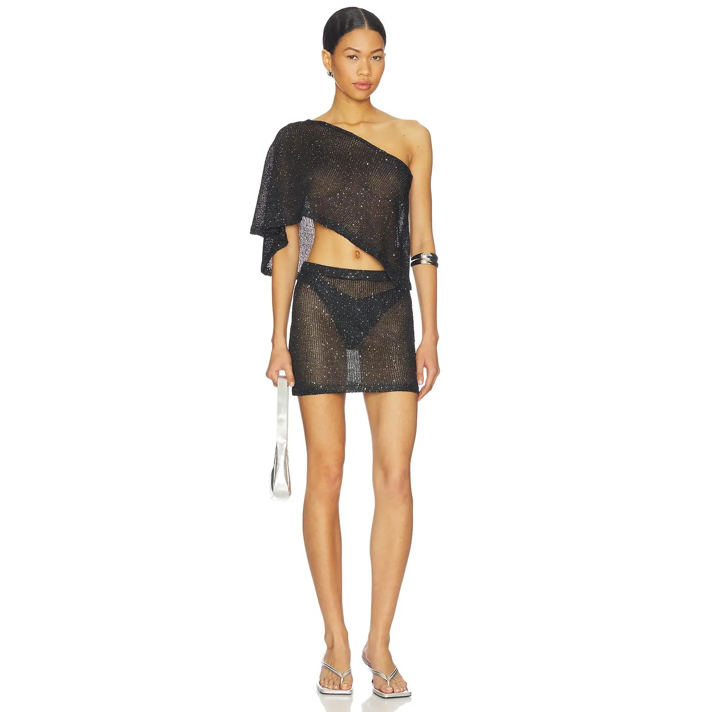 superdown Charlena Skirt Set in Black