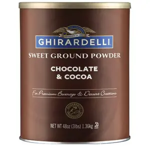 Ghirardelli Sweet Ground Chocolate and Cocoa 3 lb. for Baking & Desserts - Beverage