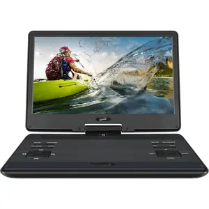 Supersonic SC-2514 14" Portable DVD Player with Built-in Hybrid TV Tuners, AC/DC, LED 270 Degree  SC-2514 Audio Cd