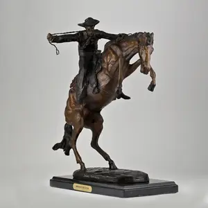 Bronco Buster Bronze Statue Sculpture by Frederic Remington