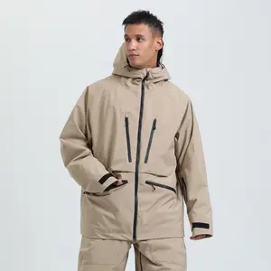 Men's Ski Jacket Winter Outdoor Sports Double Board Warm Breathable Waterproof Windproof Snowboard Jacket